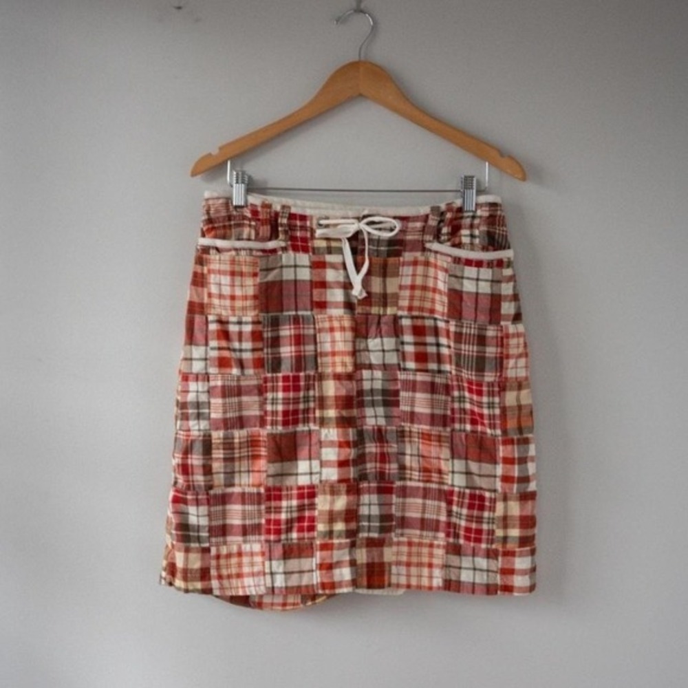 Vintage Y2K Liz Claiborne Patchwork Skirt Size 8